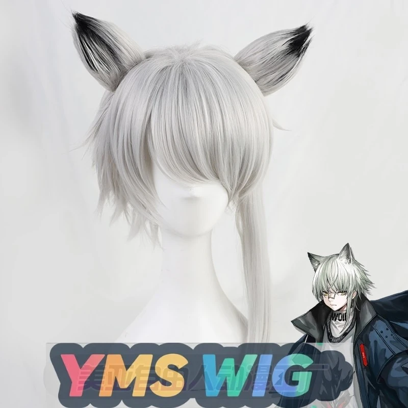 

【YMS WIG】Osta Cosplay Wig Silver Gray Upturned Short Hair With Extended Sideburns And Ears In Stock