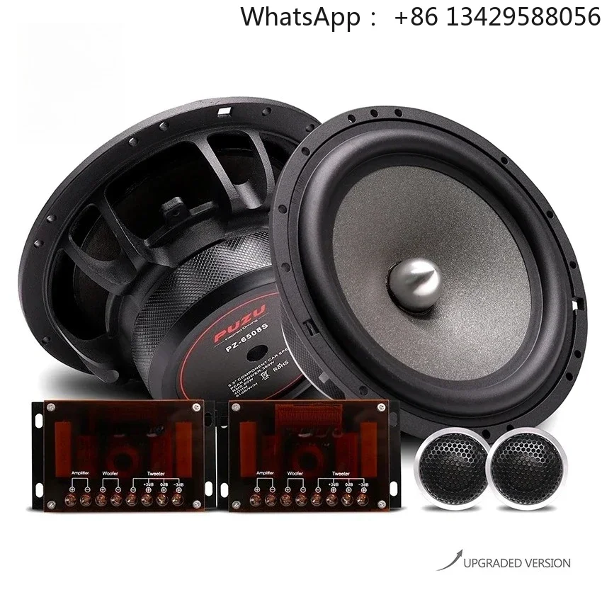 PZ-6508S Upgrade Hi-res 2- Way Component Car Audio Speakers with 360W Max Power Deep Bass Fully Midrange,Father's Day Gift