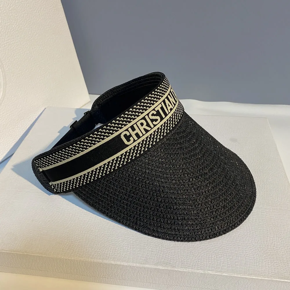 

2025 summer Korean version empty top sun hat, internet famous beach straw hat, fashionable travel sun hat, cross-border hot item