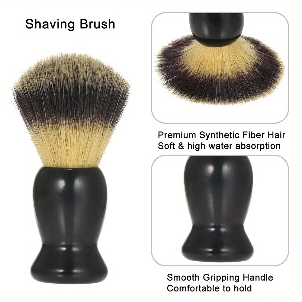 男性用シェービングブラシスタンドとボウルセット,金属シェービングブラシホルダー,石鹸ボウル,プラスチックマグ,ひげ除去ツール