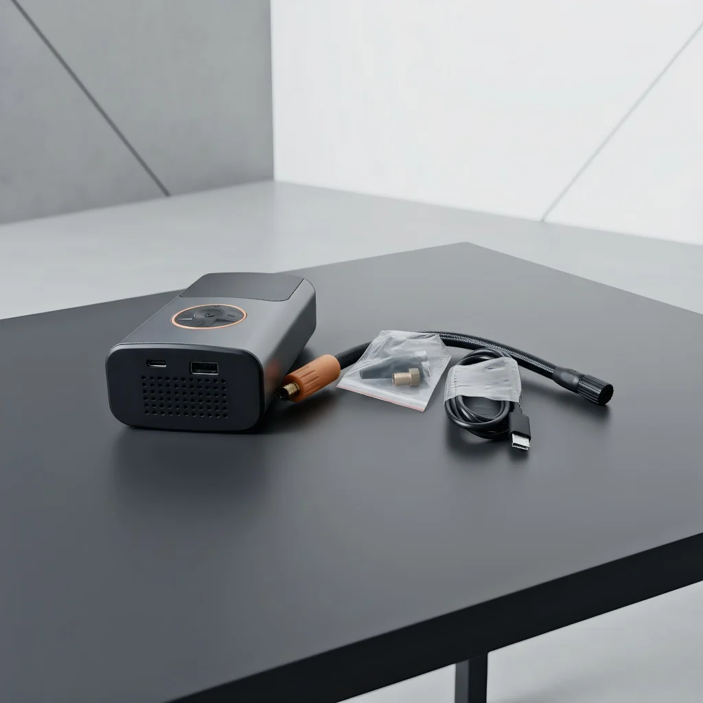 

Беспроводной насос для подкачки шин – портативный воздушный компрессор 150PSI с автоматическим отключением, LED-индикатор давления для автомобилей и велосипедов