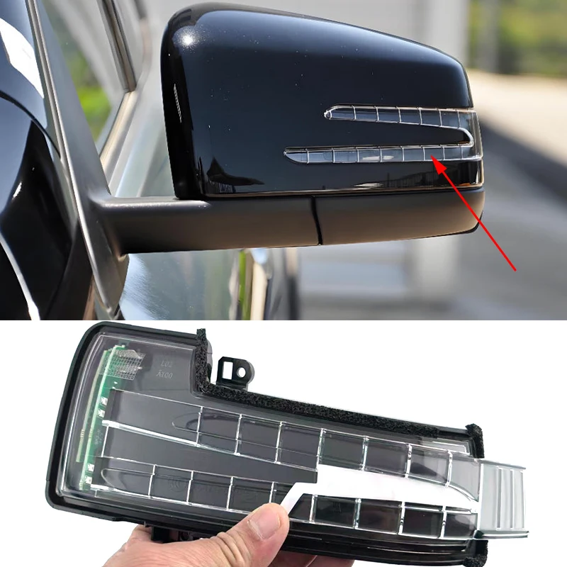 

For Mercedes-Benz W463 W251 W166 X166 GL/ML/R/G Class Car Exterior Reaview Mirror Turn Signal Light Blinker Indicator Lamp
