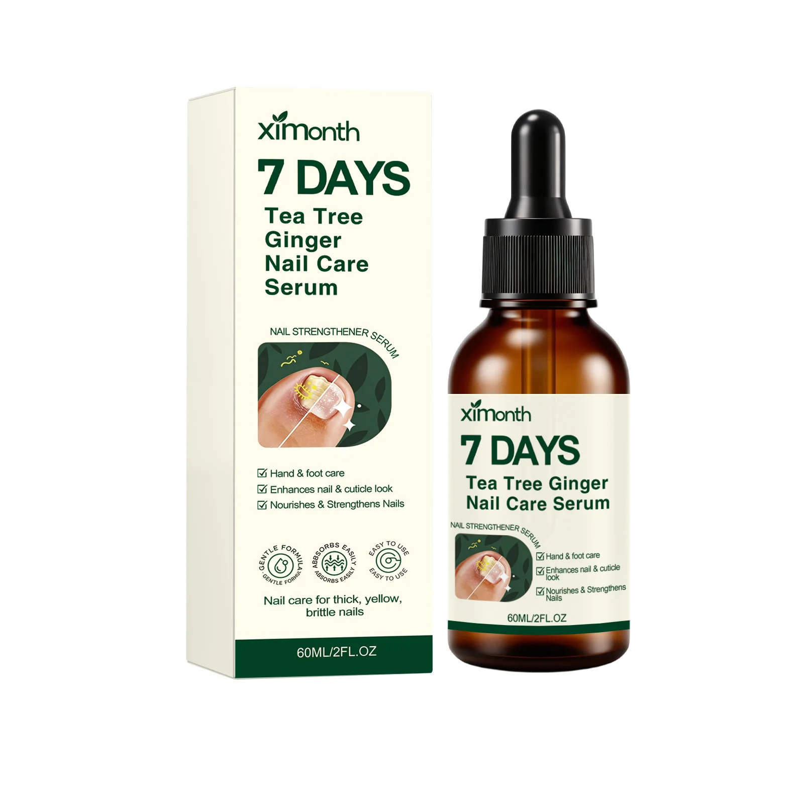 Nail Strengthening Serum Fungal Nail Renewal Cracked Discolored Damaged Nails Repairs Nail Cuticle Nutrient Nail Care Essence