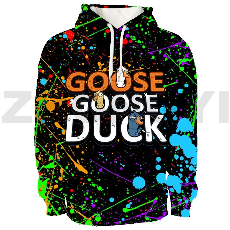 2023 Hot Game Goose Goose Duck 3D Hoodie Anime Lounge Wear Women Sweatshirt Casual Pullover Harajuku Streetwear Men Tracksuit