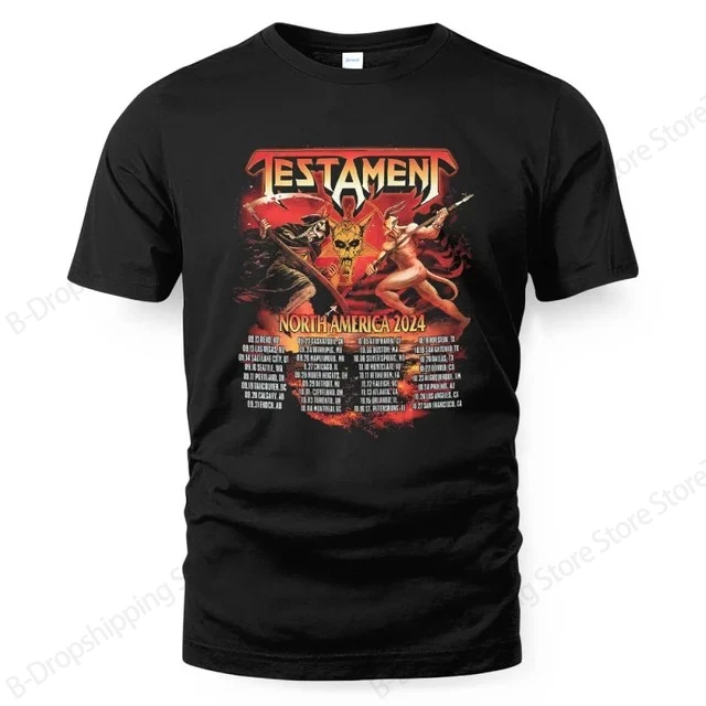 Retro 2026 Kreator Demon Battlefield Printed T-shirt Thrash Metal Band Style Daily T-shirt  Suitable for Both Men and Women