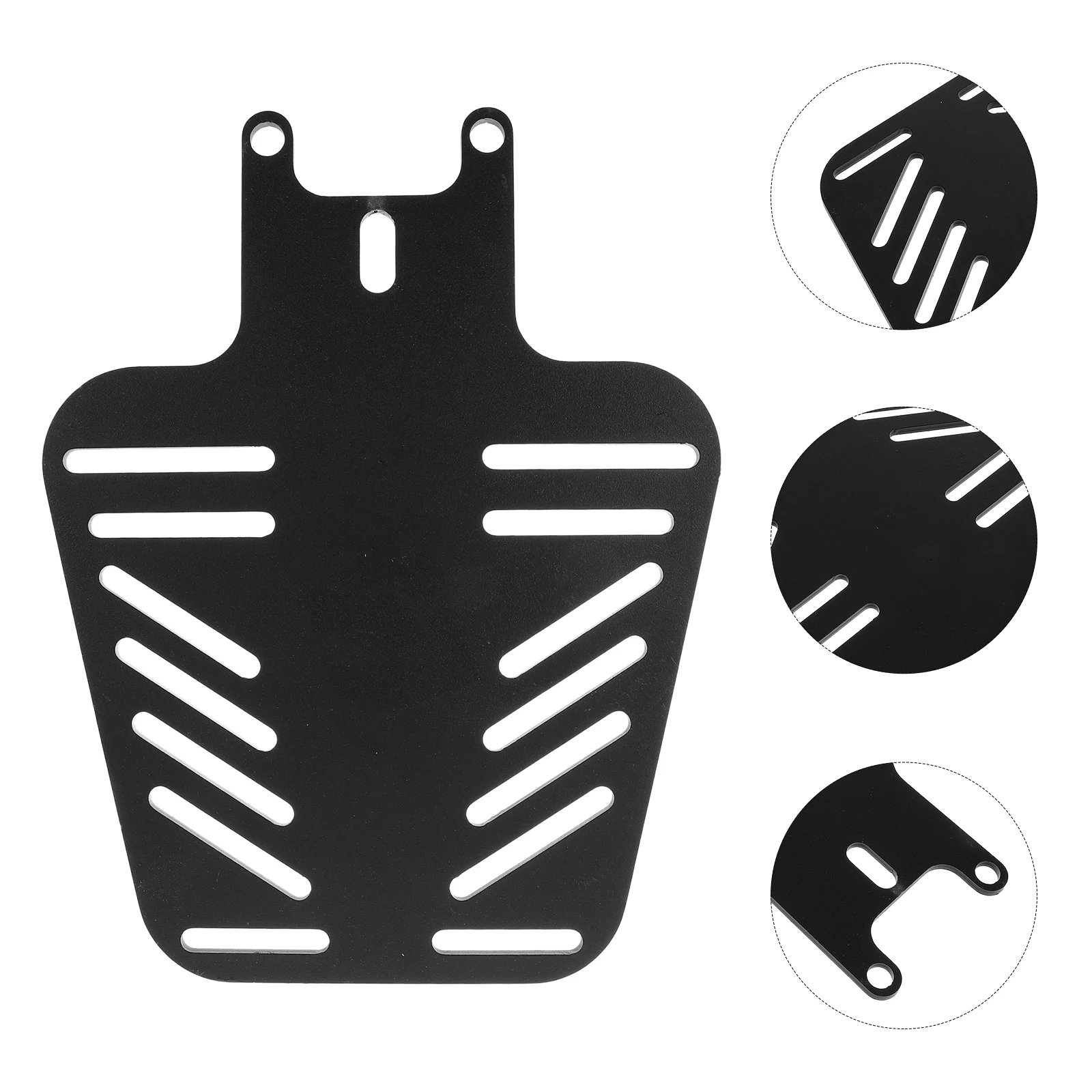 

Electric Vehicle Trunk Bracket Motorbike Rear Luggage Cargo Shelf Tail Motorcycle Carrier Black Detachable