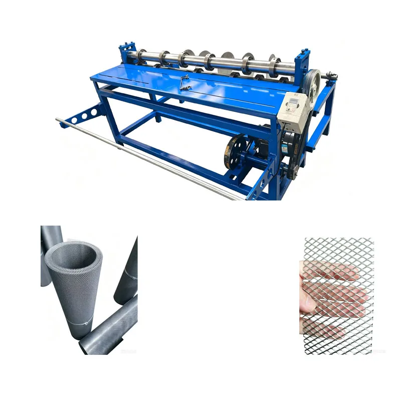 Stainless Steel Wire Mesh Slitter Expanded Metal Slitting Machine Roll Coil Mesh Slitting Machine Metal Mesh Slitter Cutter