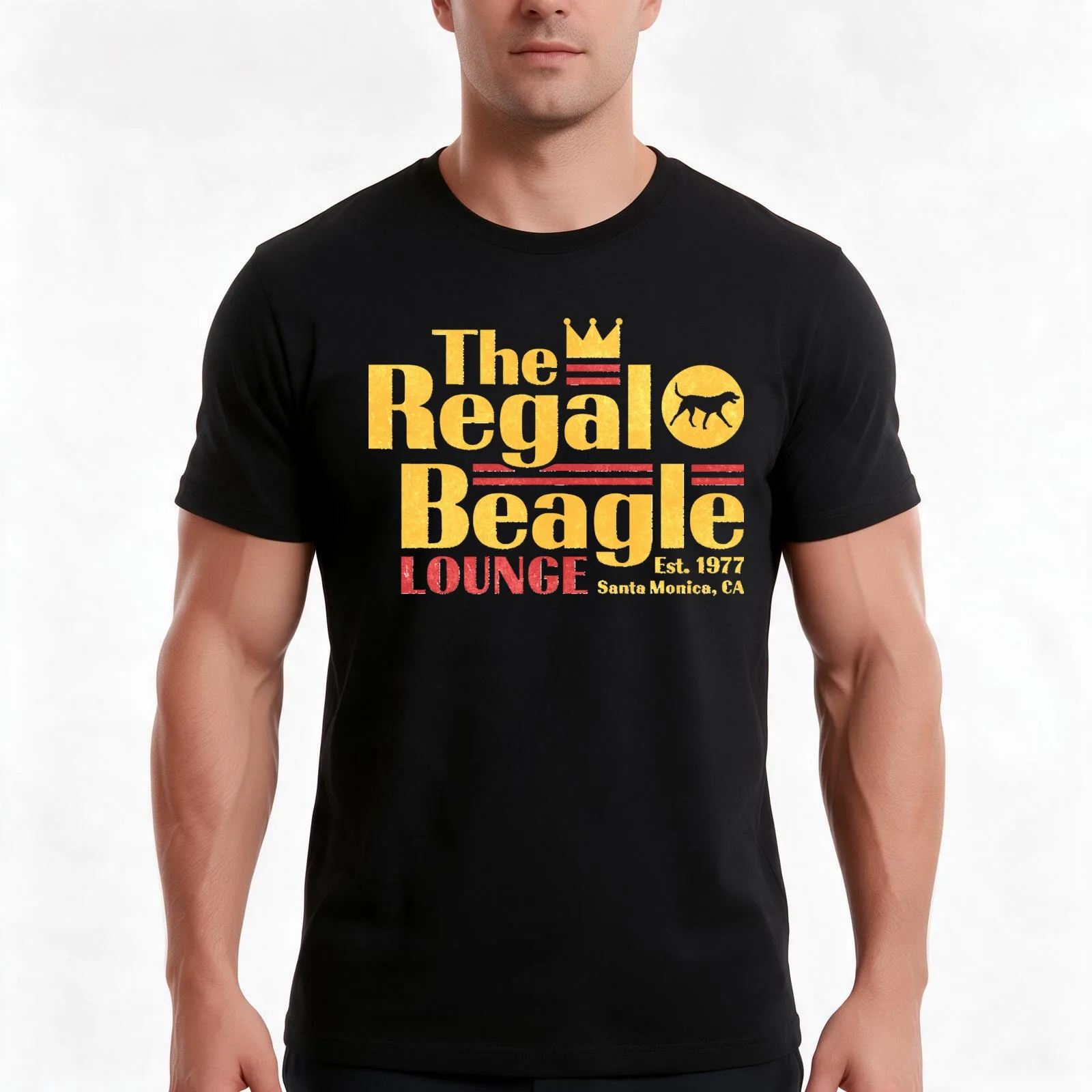 The Regal Beagle T-Shirt Summer Casual Cotton Tee Oversized Streetwear Tops Vintage Graphic Print Loose Fit Short Sleeve