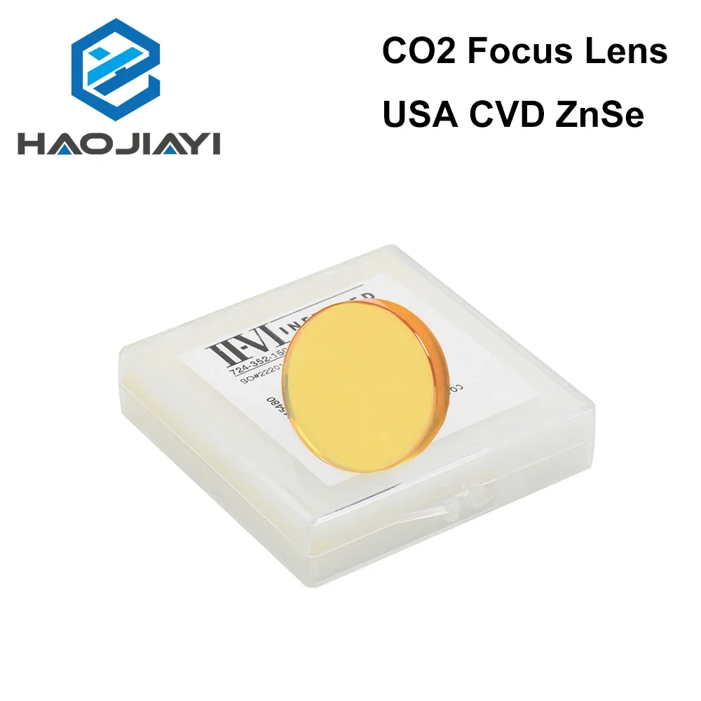 II-VI Material CVD ZnSe Focus Lens Dia. 38.1mm FL 127 190.5mm 5