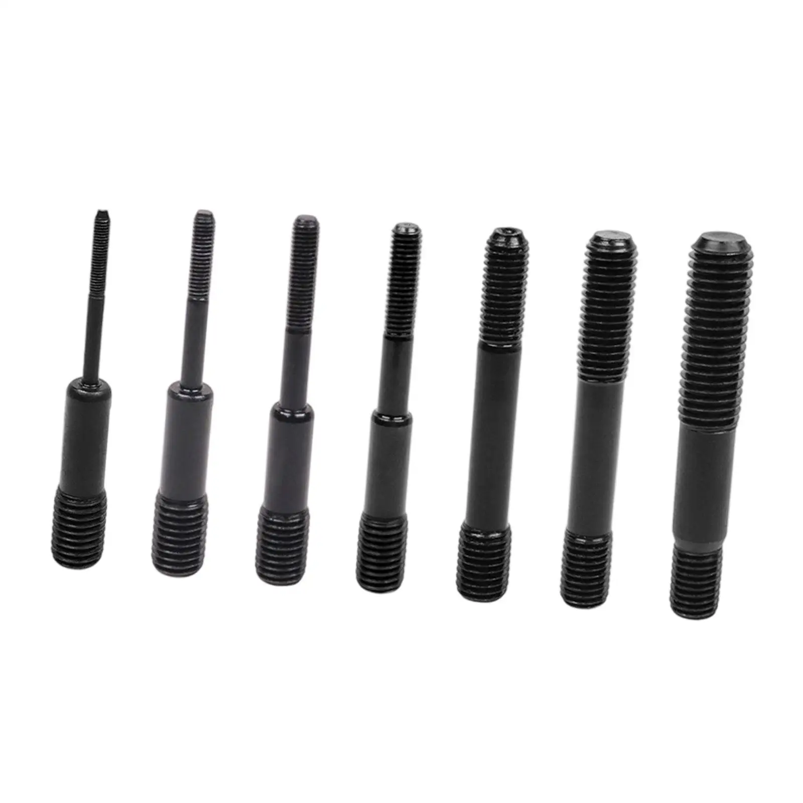 7x Air Hydraulic Rivet Nut Tool Tool Setting Kit Industrial Nose Piece Change M8 Air Rivet Nut Pull Setter for Construction