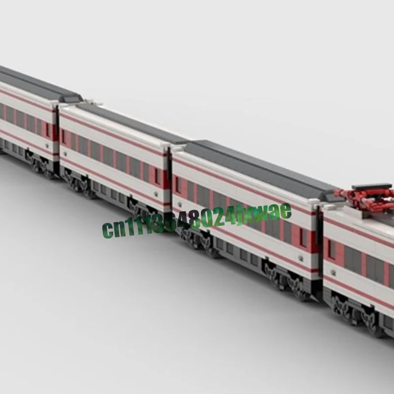2984 Parts ETR 460 Italian Railway FS Train MOC Building Blocks Custom Assembly DIY Creative Model Puzzle Toy Collection Gifts 4