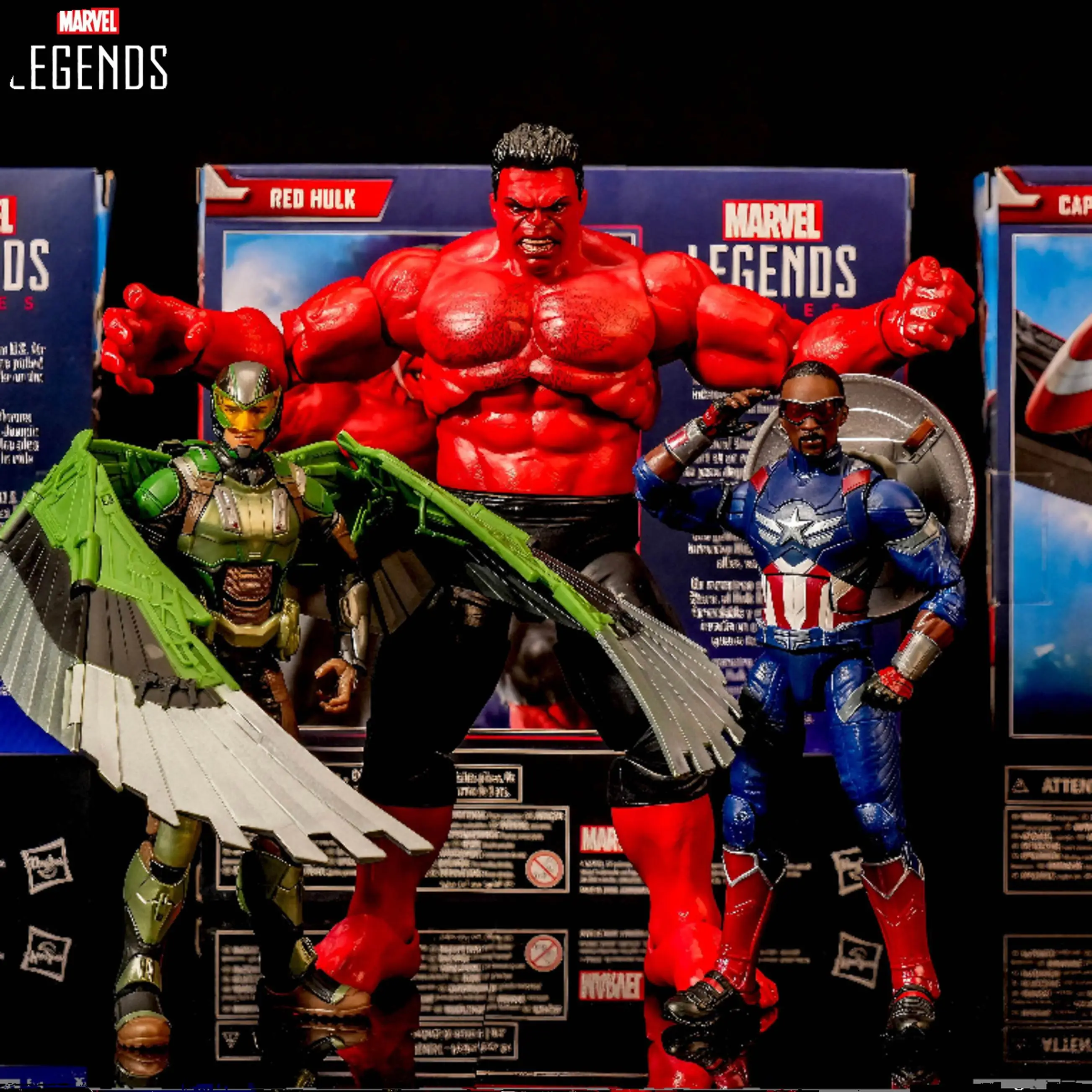 

В наличии Hasbro Капитан Америка 4 Marvel Легенда Сокол Сакер Красный Халк 6-дюймовая фигурка подвижная модель детский праздничный подарок