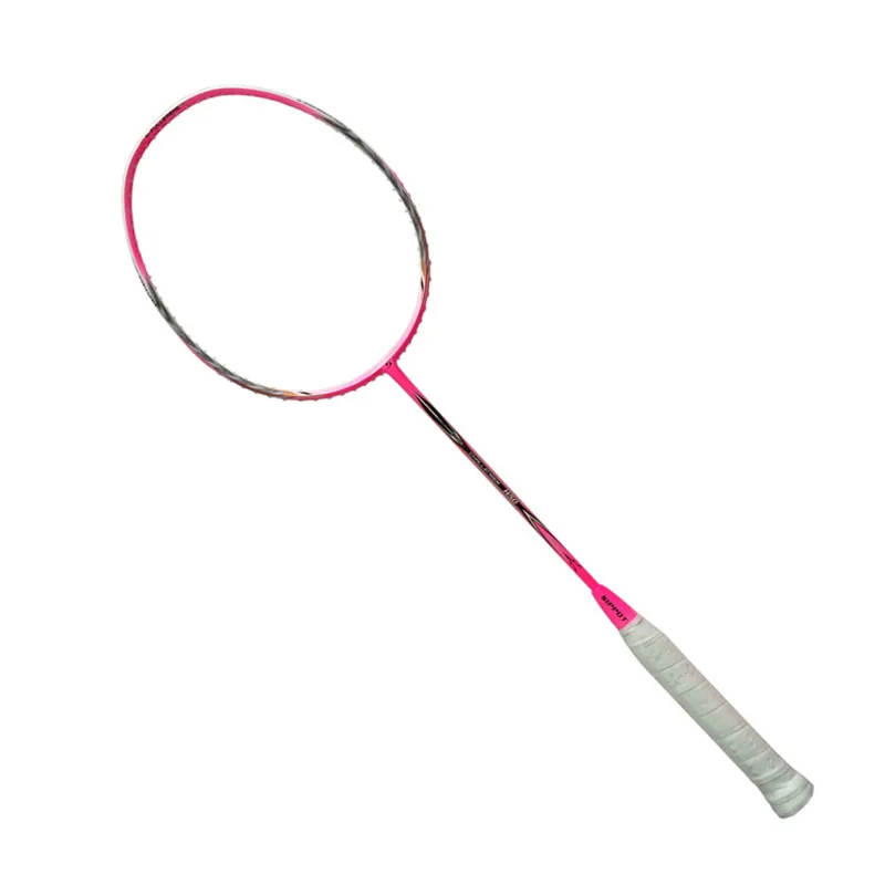 

Fonoun Match Practice Carbon Badminton Racket Ultra Light 84g with 1 Line Overgrip Bag Durability FNH567