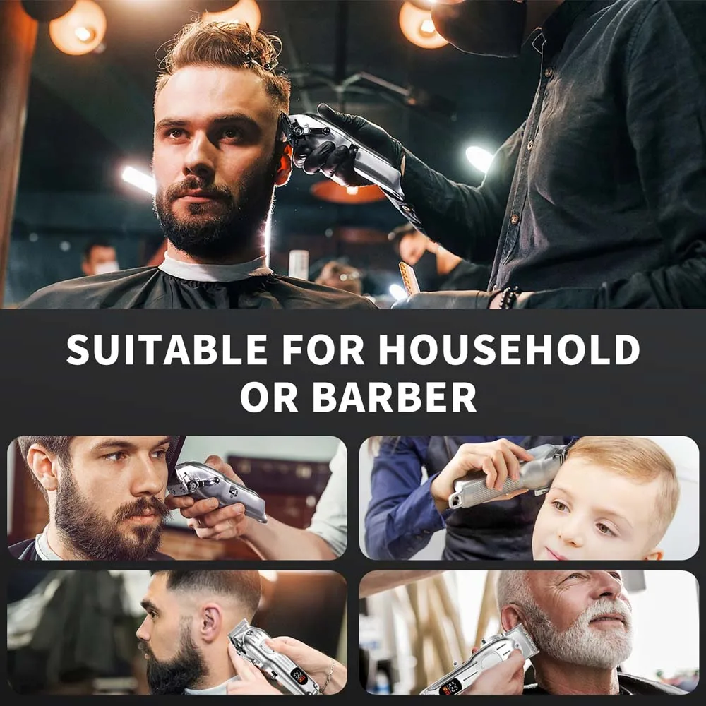 PProfessional электрическая машинка для стрижки волос, машинка для стрижки бороды, комплект для стрижки волос для дома, парикмахерская, мужской триммер для волос, электробритва, машинка для стрижки волос