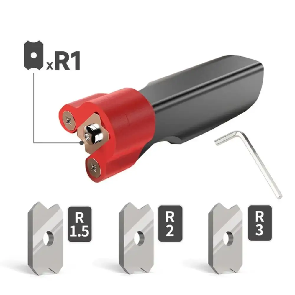 R1/R1.5/R2/R3 outil de chanfreinage travail du bois coupe raboteuse à main haute résistance en alliage d'aluminium bord bandes tondeuse Tables