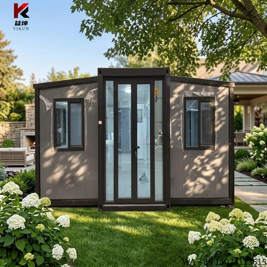 Luxury Mobile Prefab Modular Home 2 3 Bedroom Portable Prefabricated Tiny Home 20ft 40ft Expandable Container House