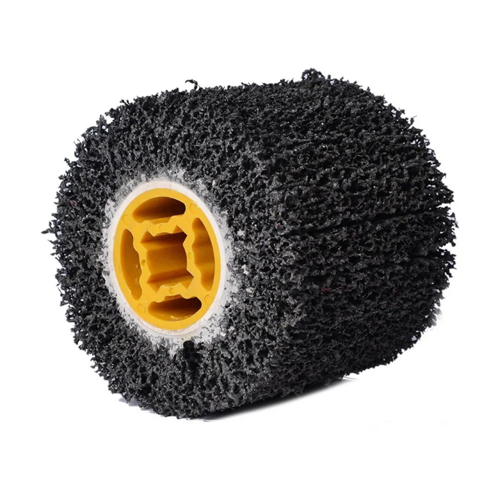 

600 Grit Abrasive Nylon Drawing Wheel Drum Burnishing Brush for Wooden Polishing