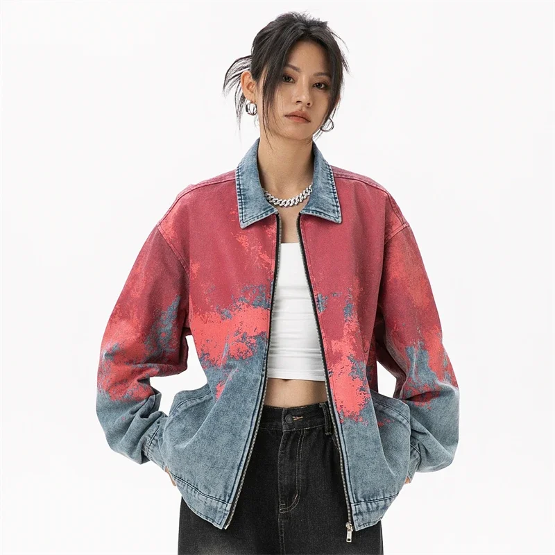 Women\'s Denim Jacket Lady Cowboy Jeans Jackets Women Outdoor Women\'s Clothing Novelties Sales Trend 2024 Female Cowgirl Clothes