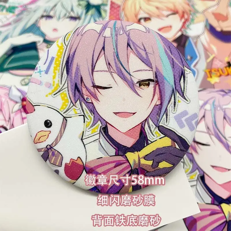 شارة بروش أنيمي تأثيري ، مشروع Sekai ، Kamishiro ، Otori ، Emu ، حقيبة ظهر ، ملابس ، إكسسوارات ، بطاقات مربعة ، إشارة مرجعية