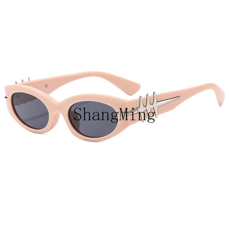 

HJ Cool Drag Aura Personality Spice Girl Style Sunglasses Fashion Sense Trendy Premium Sunscreen Sunglasses
