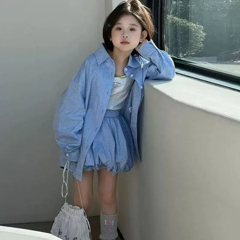 

Fashion Baby Girl Clothes Set Shirt+Tutu Skirt 2PCS Kids Teens Child Casual Suit Spring Summer Autumn Outfit Baby Clothes 4-12Y