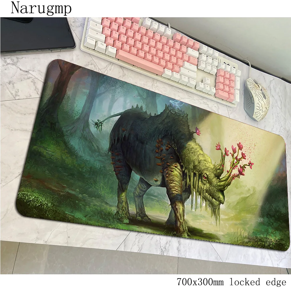 Mythical Creatures mousepad cute gaming mouse pad 700x300x3mm computer gamer accessories large mat xl laptop desk protector pads