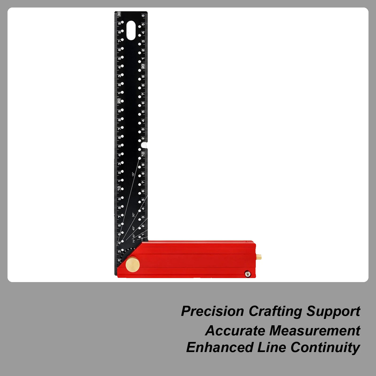 

Right Angle Ruler 12 Inch Metric Imperial Angle Ruler Adjustable Framing Square For Carpentry Measuring Woodworking Construction