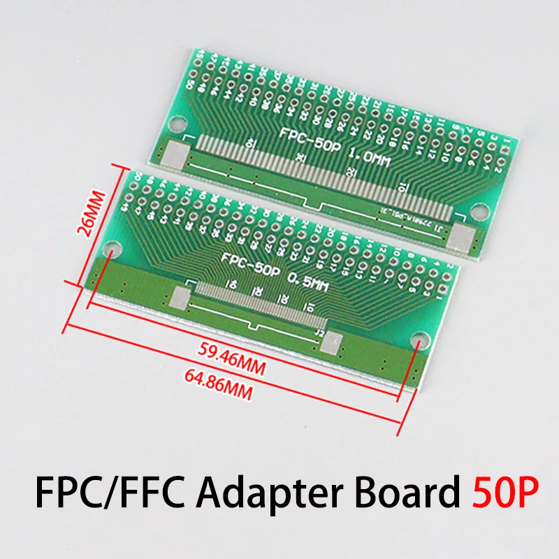 FPC/FFC Flexibles Flachbandkabel-Adapterboard 0,5MM/1,0MM/Abstand bis zu 2,54mm 6P/8P/10P/12P/20P/24P/26P/30P/34P/40P/50P/60P/80P – Detail 19