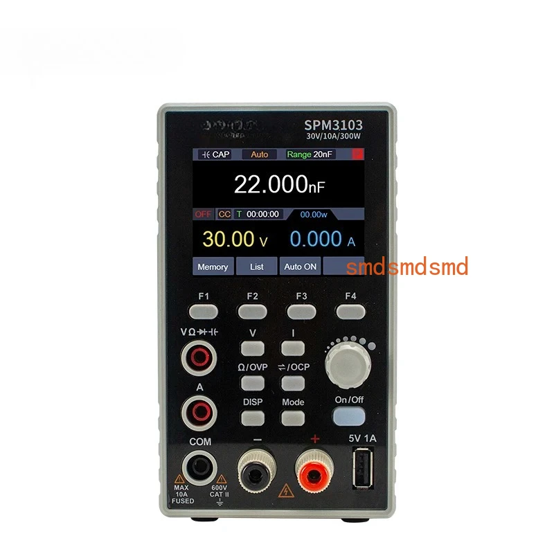 SPM3103 Programmable DC Power Supply, Portable Laboratory Power Supply with 4 1/2 Digital Multimeter Voltage Regulator