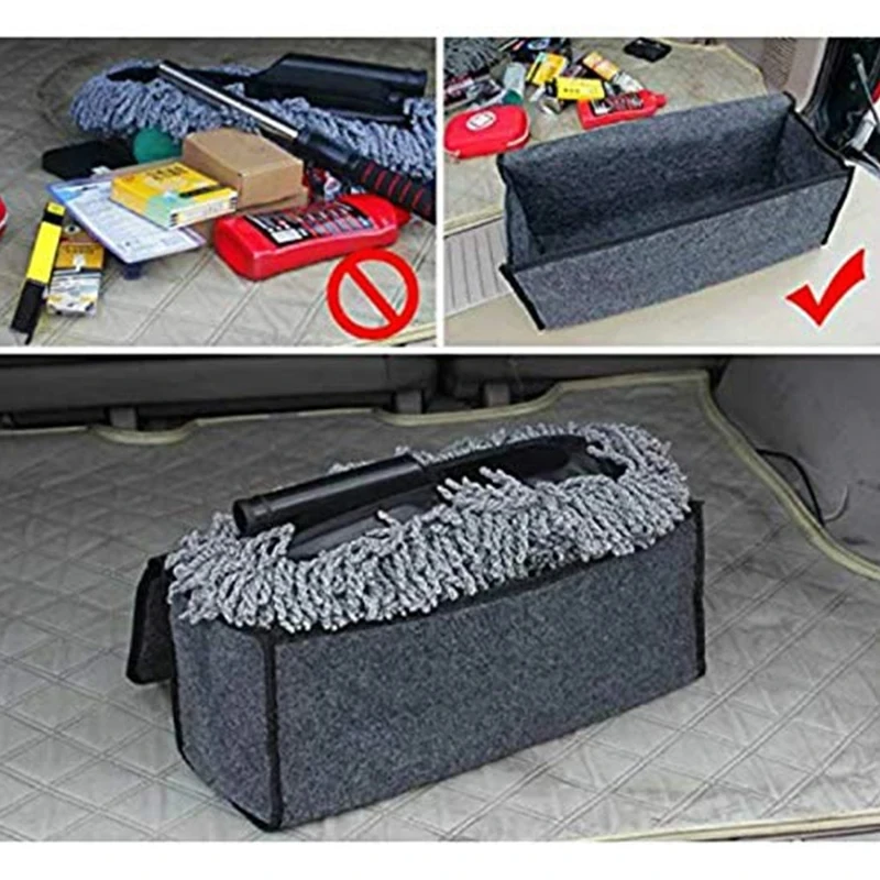 كبير مكافحة زلة مقصورة التمهيد التخزين المنظم أداة سيارة حقيبة التخزين سيارة جذع المنظم لينة ورأى صندوق تخزين الملحقات
