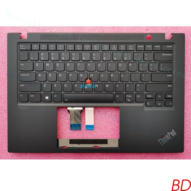 

A+ For Lenovo Thinkpad T14s GEN2 Palmrest W/ Backlit Keyboard C Shell 5M11A37258