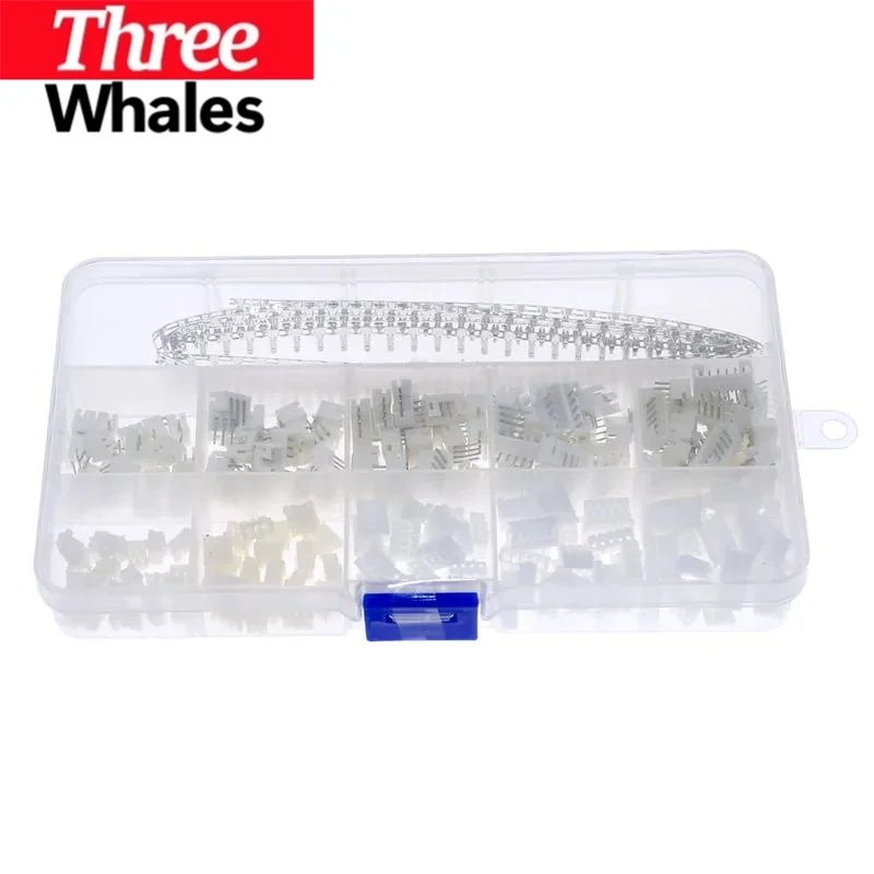 400pcs PH2.0 Curved needle Pin Header Connector 2P 3P 4P 5P 6 Pin 2.0mm Pitch Right Angle Socket PH PCB jst