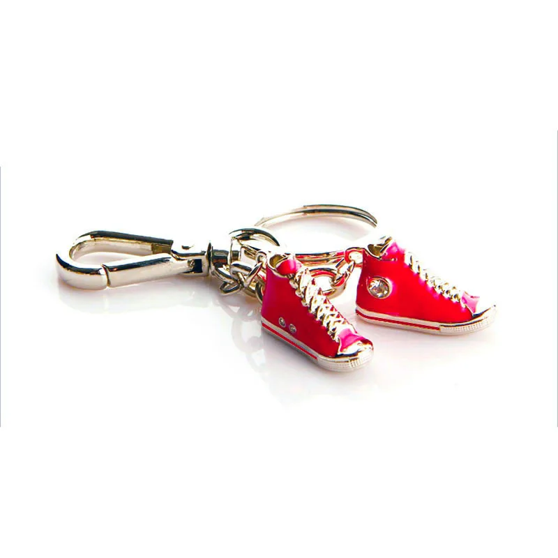 keychain boots Shoes Keychains Women Creative Bag Hanging Sneaker Key Ring Car Key Holder Students Fun Gifts Accessories