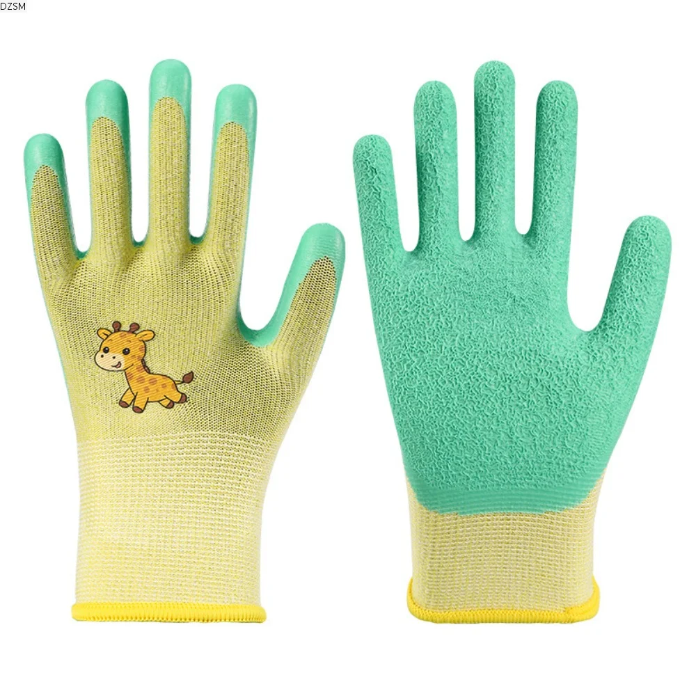 

Водонепроницаемые детские пляжные перчатки с мультяшным рисунком животных, нескользящие защитные перчатки для детей, устойчивые к проколам, дышащие рабочие перчатки