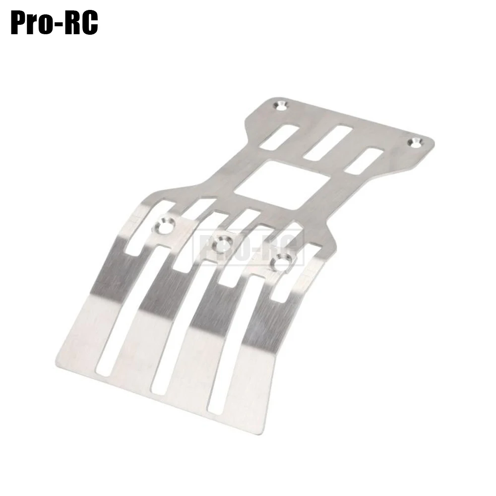 Placa protectora de armadura de chasis delantero y trasero de acero inoxidable, 2 uds., ARA 320540   Para piezas de actualización de coche Arrma 1/7 Mojave Rc