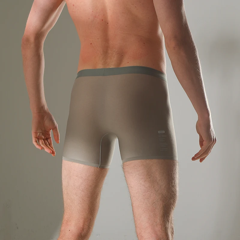 AONIJIE 3 Teile/schachtel Männer Männlich Mix Farbe Sport Mid-taille Unterwäsche Atmungsaktive Boxer Professionelle Anti-reibung Unterhose E7008