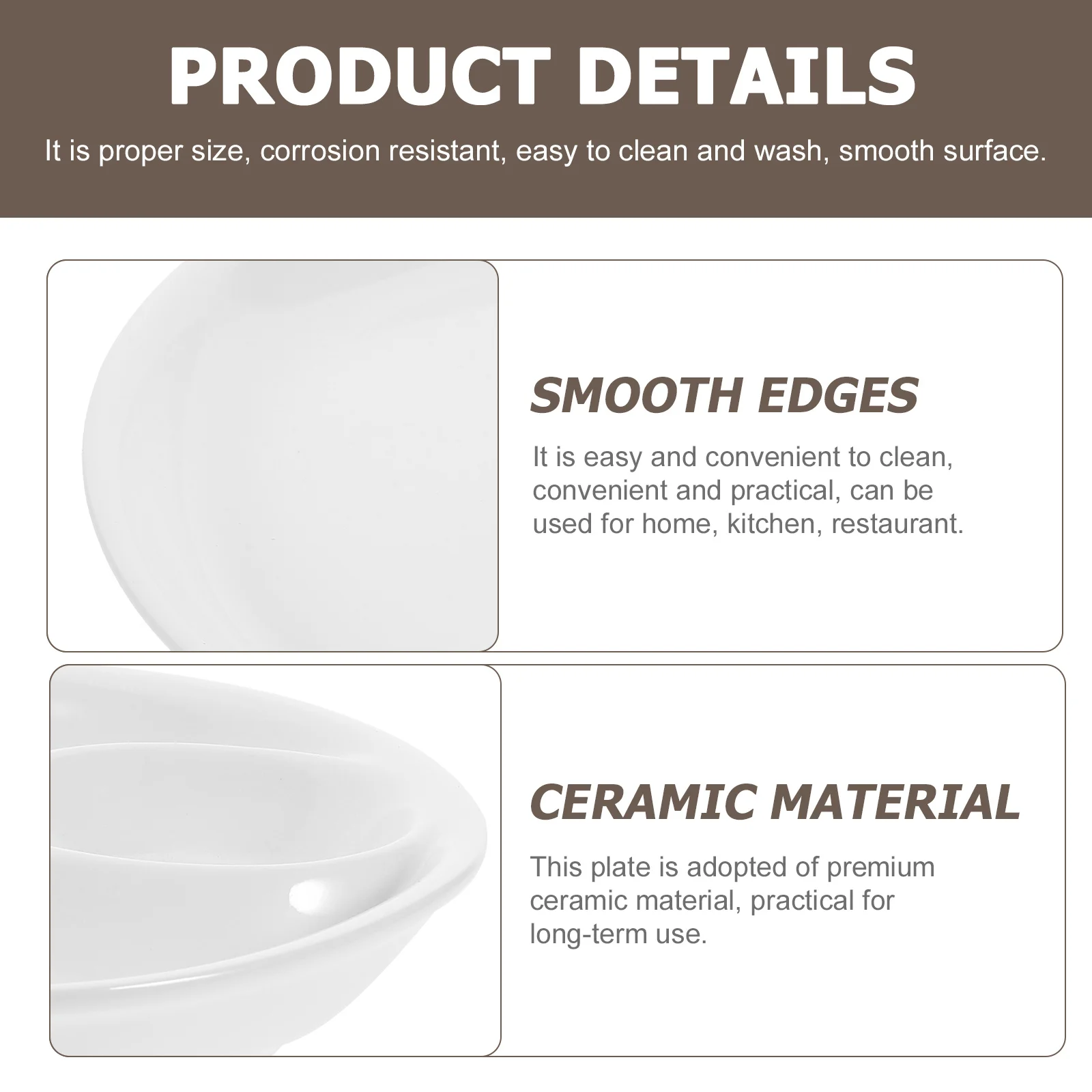 

Divided Soup Plate Ceramic Premium Breakfast Plate Creative Design for Home Kitchen Restaurant Food Serving Soup