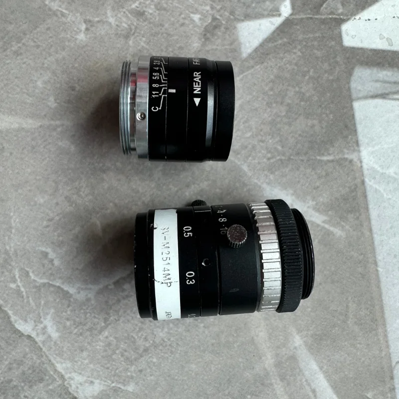 Second hand Industrial lens VM2520MP5 25mm 1:2.0 1/1.8 and SV-M2514MP tested OK and shipped quickly