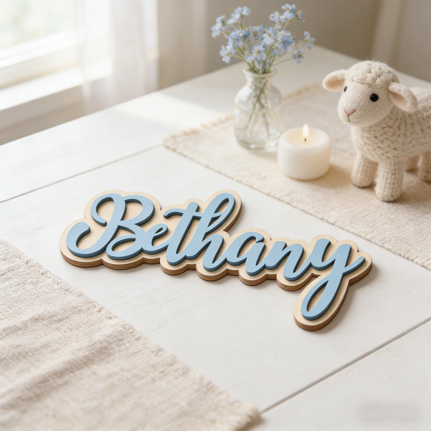 1pc multi-layer wall wooden decorative plaque, customized wooden souvenirs, children's room wall decoration, customized gifts