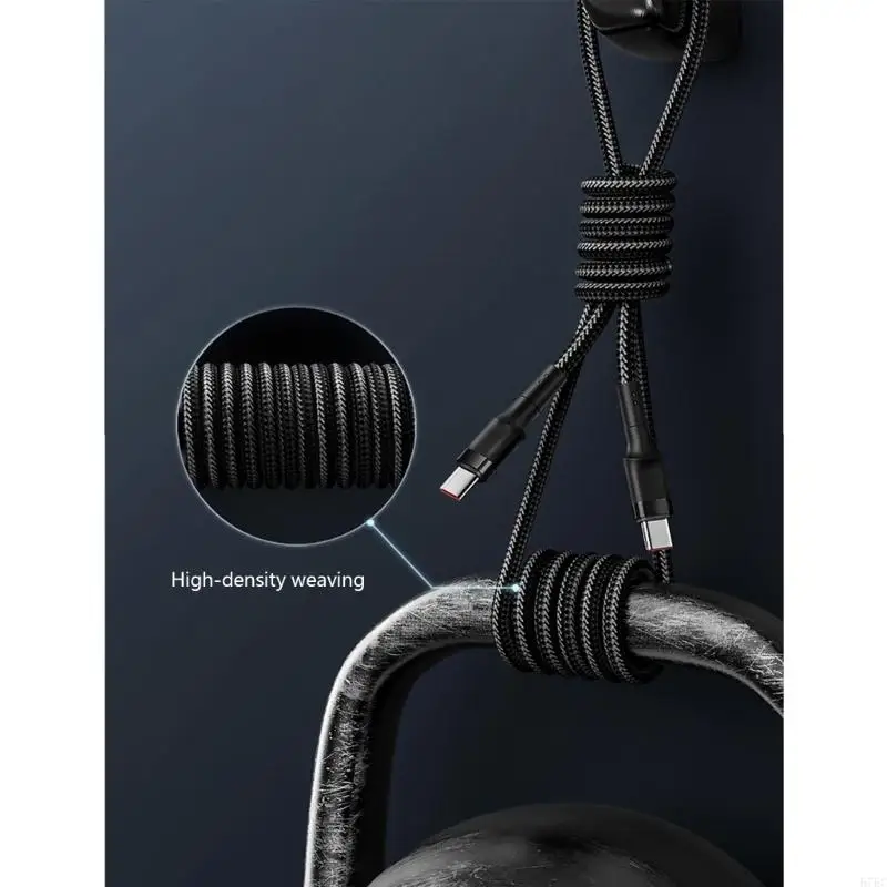 Fast Speed Type C to Type C Charging Cable 120W for Rapid Data Transfer and Quic