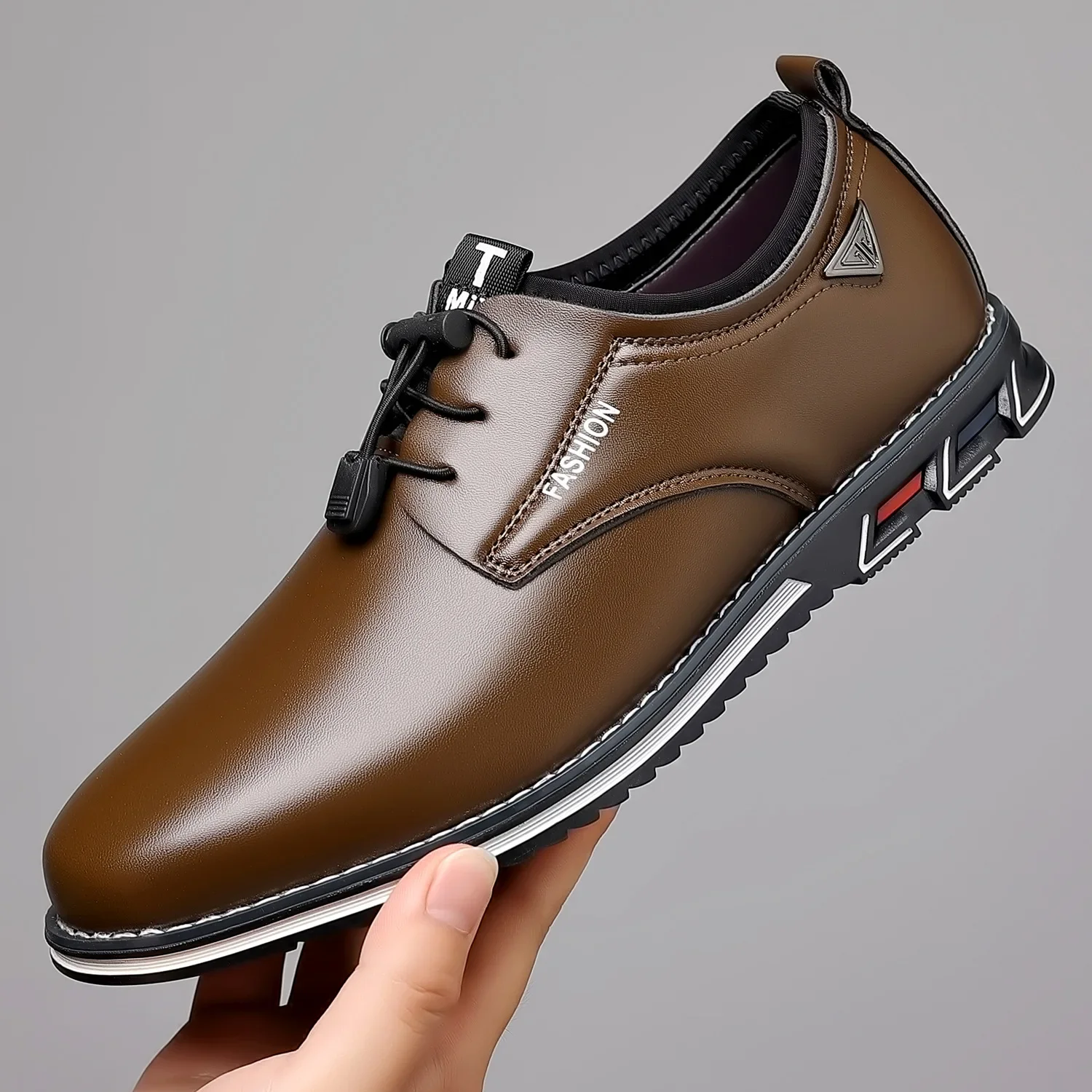 Hommes chaussures décontractées mode affaires hommes chaussures confort sans lacet hommes mocassins plate-forme en cuir chaussures de travail grande taille 50 Chaussure Homme