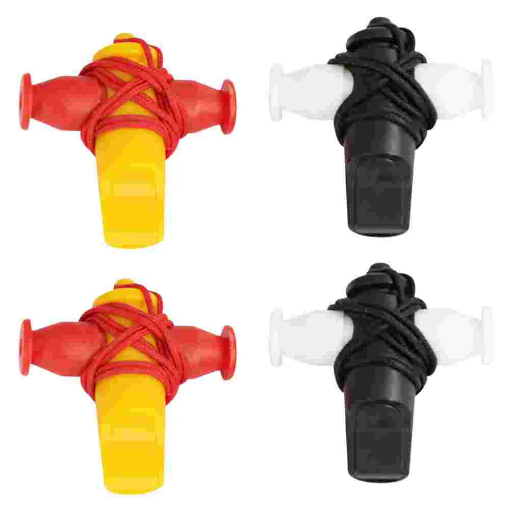 4 Pcs Whistle for Stage Performance Samba Whistles Tri-Tone Musical Instrument Child