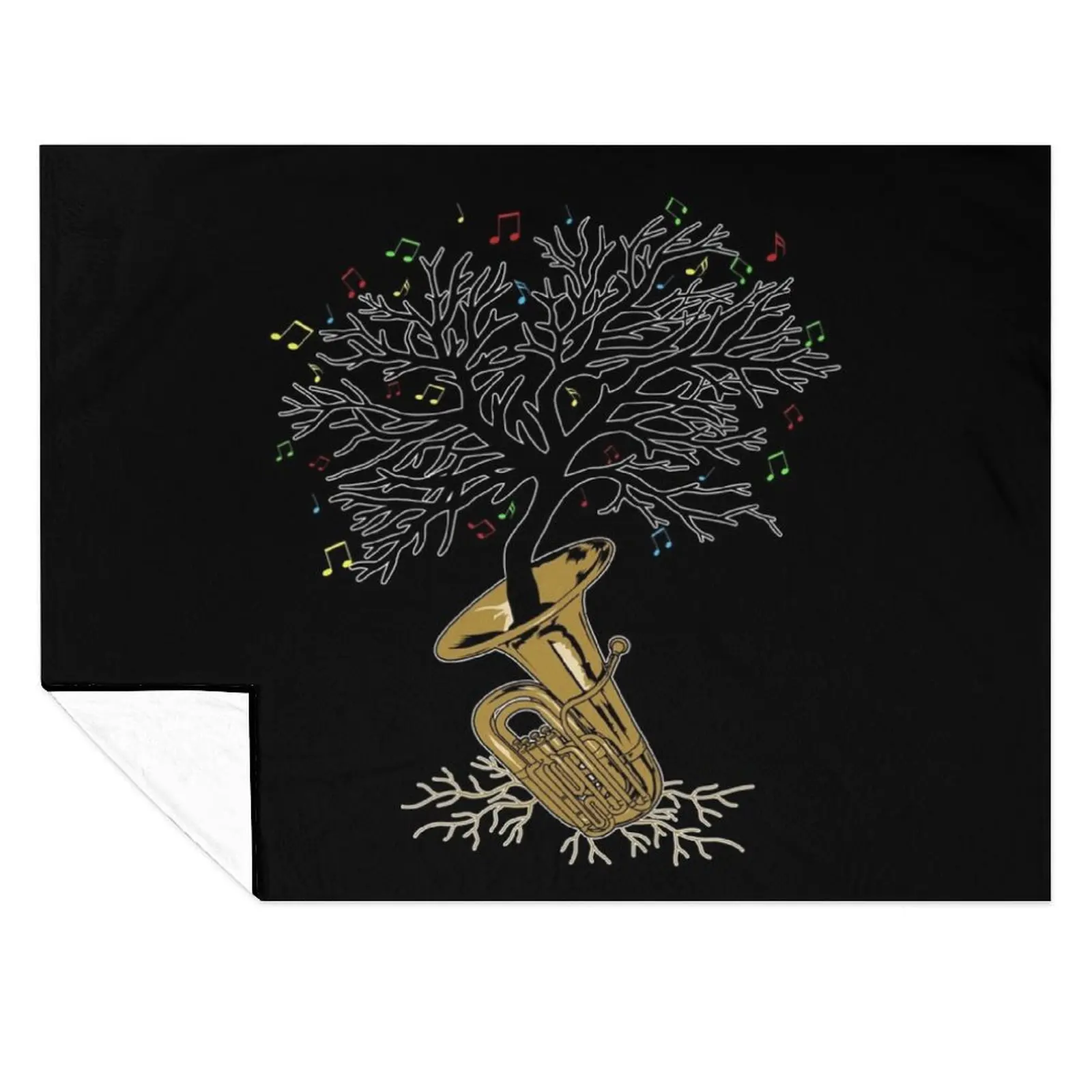 

Tuba Gift Marching Band Gifts Brass Music Tuba Throw Blanket Nap Blankets For Bed Summer Beddings Blankets For Sofas Blankets