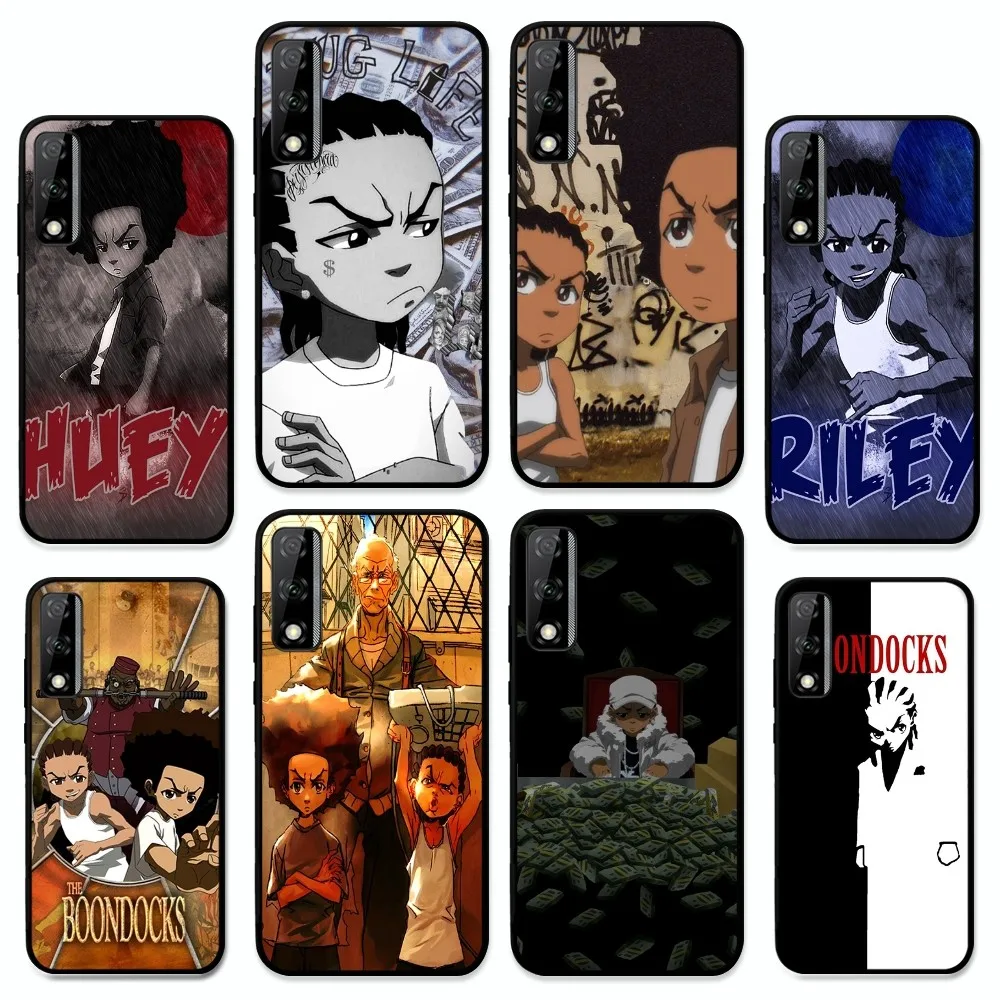 Huey Freeman The Boondocks Phone Case For Huawei Y9 6 7 5 Prime Enjoy 7s 7 8 Plus 7a 9e 9plus 8E Lite Psmart Shell