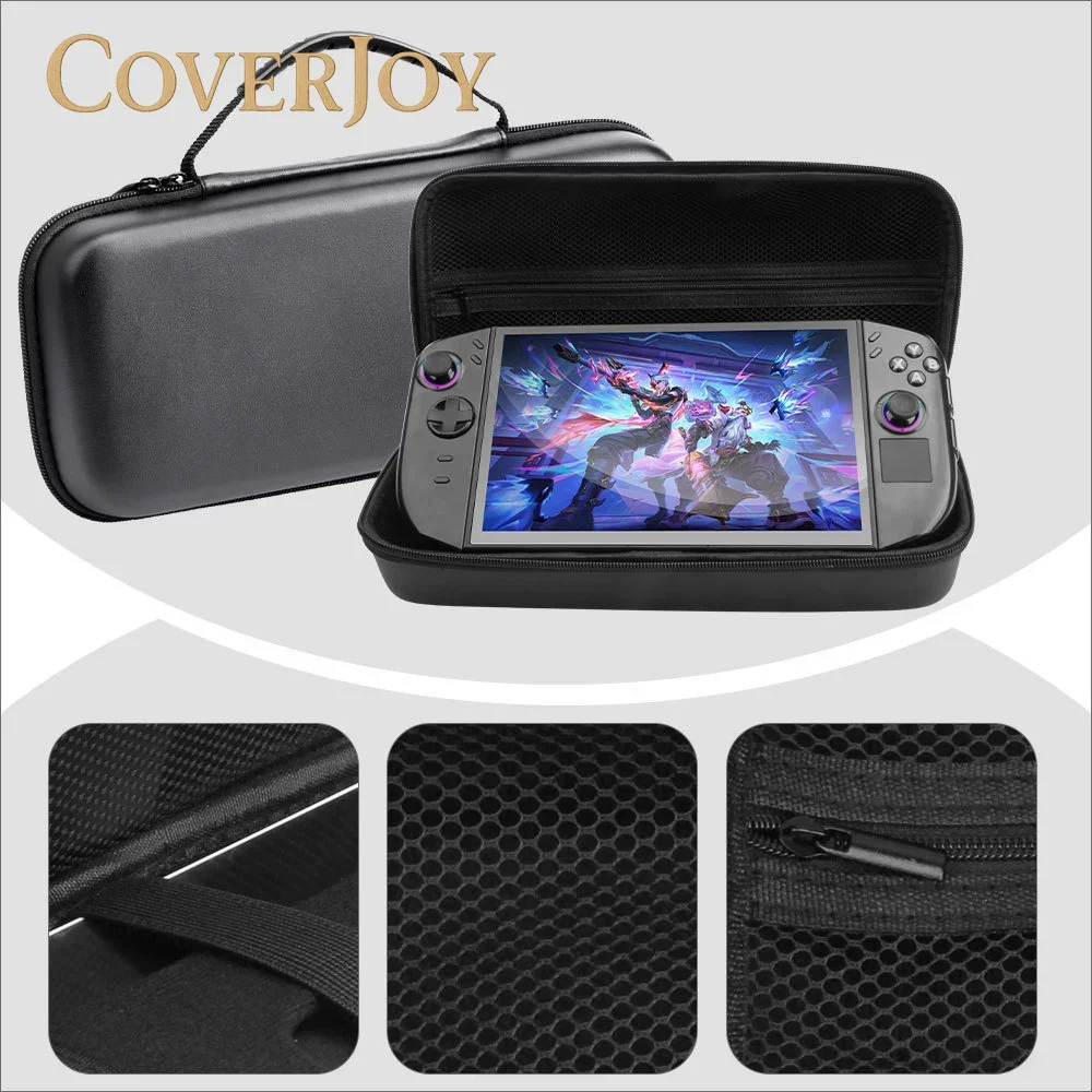 حافظة CoverJoy EVA لهاتف Lenovo Legion Go S/GO 2 حقيبة تخزين محمولة مع واقي شاشة وغطاء حماية مقاوم للصدمات CJ #6