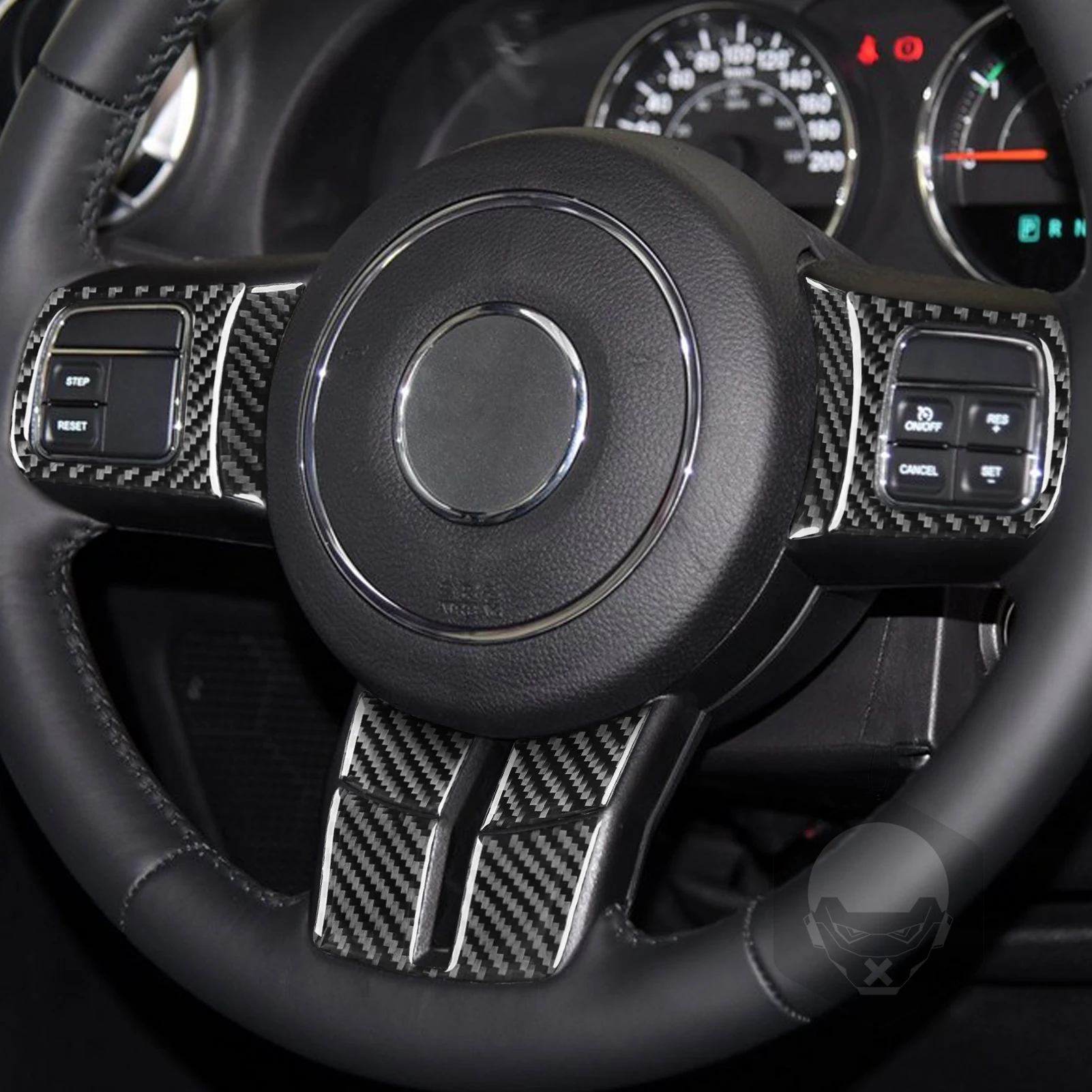 For Jeep Wrangler JK 2011 2012 2013 2014 2015 2016 2017 Accessories Carbon Fiber Car Interior Gear Door Panel Trim Sticker