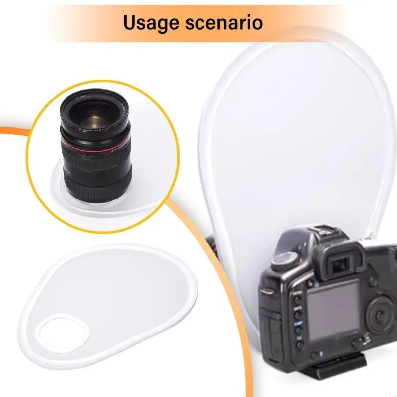 F42D Light Light Camera Dlasses Diffuser Foldable Softbox 30cm محسن صور