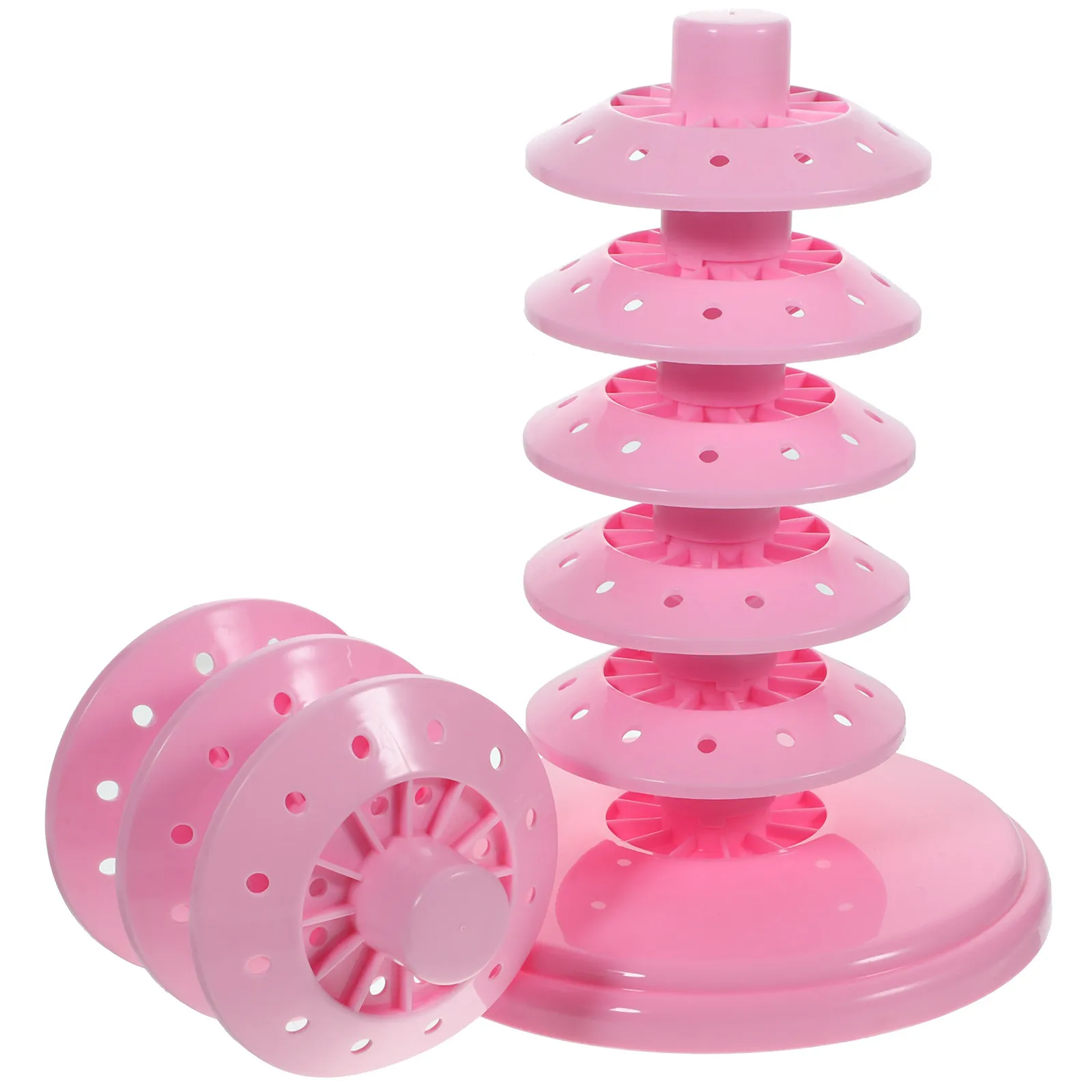 Tiered Plastic Lollipop Holder Strong Wear Resistant Candy Stand Multi-Layer Display Rack Party Shop Desktop Decorative Lollipop