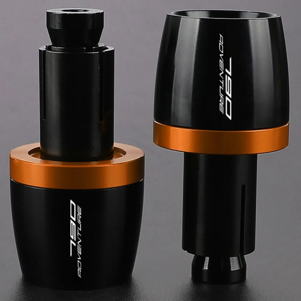 

For 790ADVENTURE 2017 2018 2019 790 ADVENTURE 790ADV Metal Handlebar Counterweight Plug Slider Handle Bar End Grip Accessories