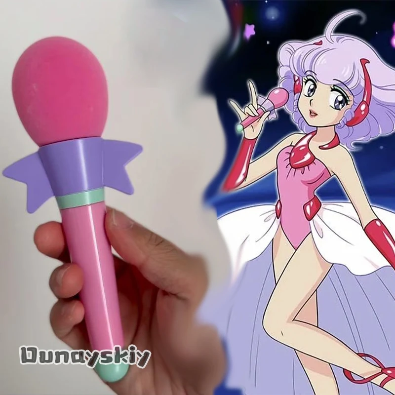 Косплей-реквизит Kawaii Idol Mami: 3D-микрофон из полимолочной кислоты с розовым бантом (Dunayskiy@s), не светящийся, для Хэллоуина, косплея в стиле волшебного аниме-ангела